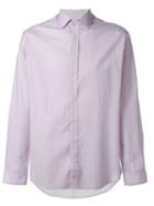 Etro Micro Print Shirt, Men's, Size: M, Pink/purple, Cotton/silk