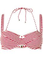 Marlies Dekkers Holi Vintage Striped Double-strap Bikini Top - Red
