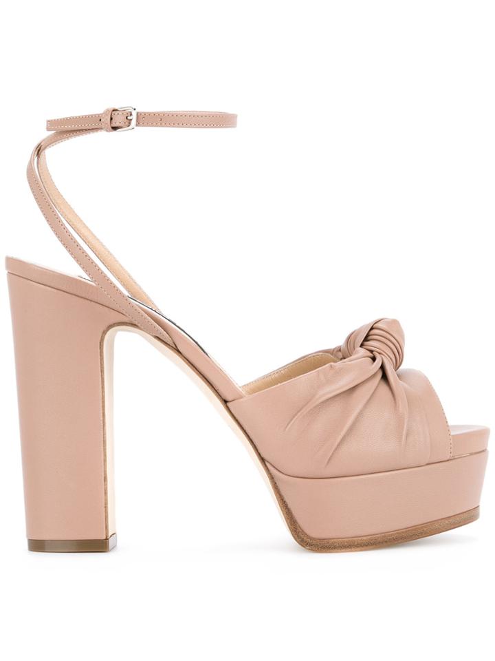 Sergio Rossi Platform Sandals - Brown