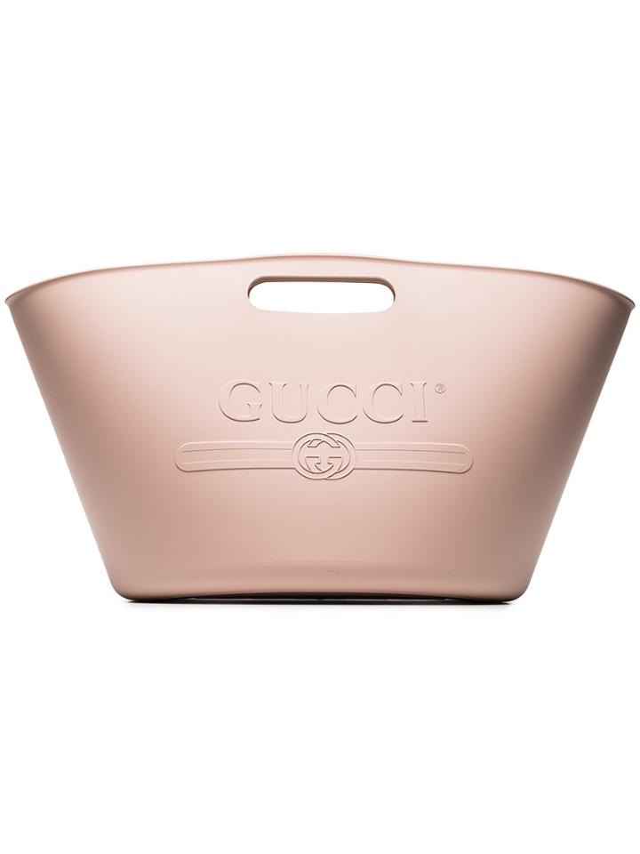 Gucci Embossed Rubber Beach Bag - Unavailable
