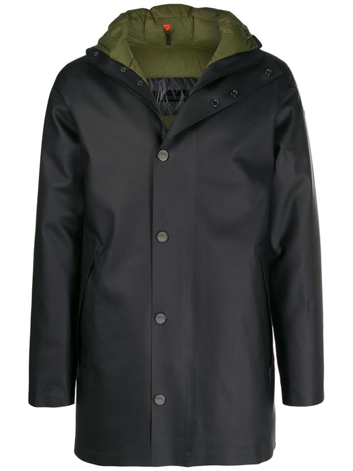 Rrd Feather Down Double Parka - Black