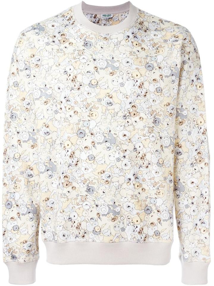 Kenzo Cartoon Sweatshirt, Men's, Size: Xl, Cotton