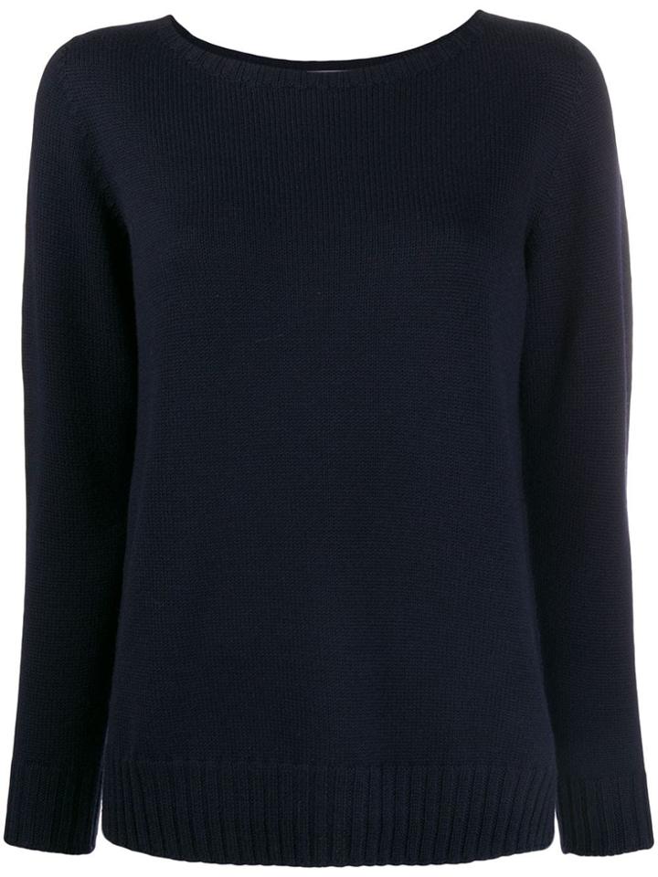 La Fileria For D'aniello Round-neck Jumper - Blue