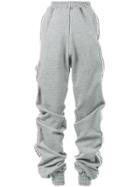 Y / Project Oversized Cotton Sweatpants - Grey