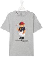 Ralph Lauren Kids Teen Teddy Bear Print T-shirt - Grey