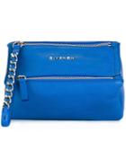 Givenchy Pandora Clutch, Women's, Blue, Leather