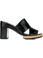 Tory Burch Raffia Detail Strappy Sandals
