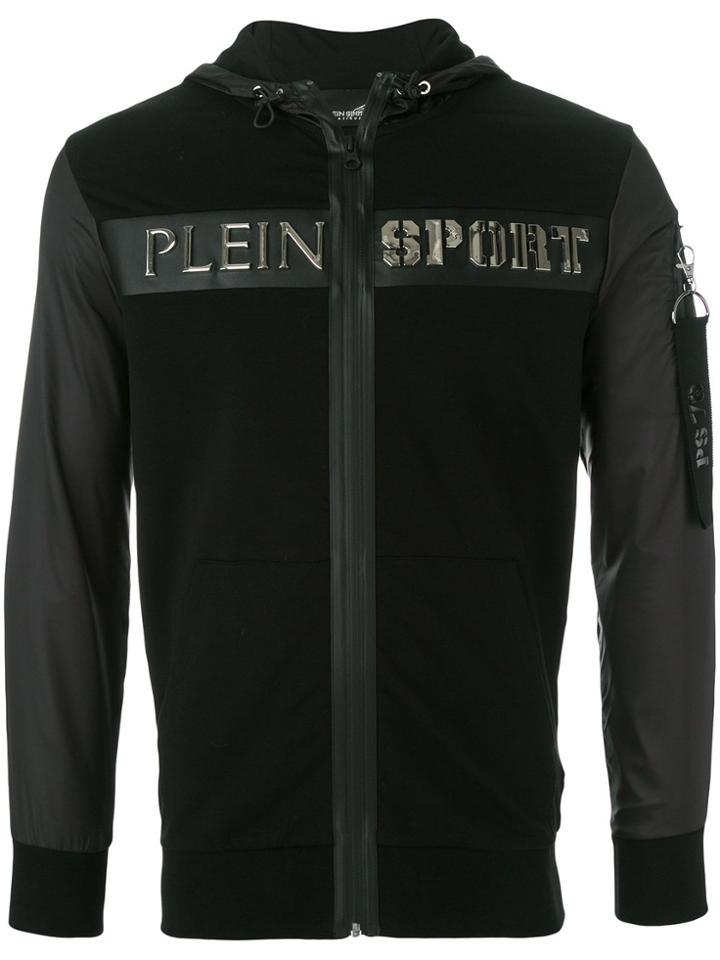Plein Sport Kevin Logo Hoodie - Black