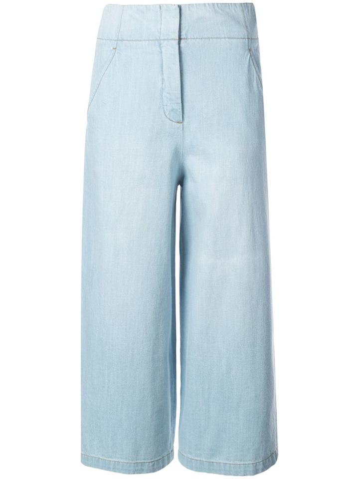 Tibi High-rise Denim Jeans - Blue