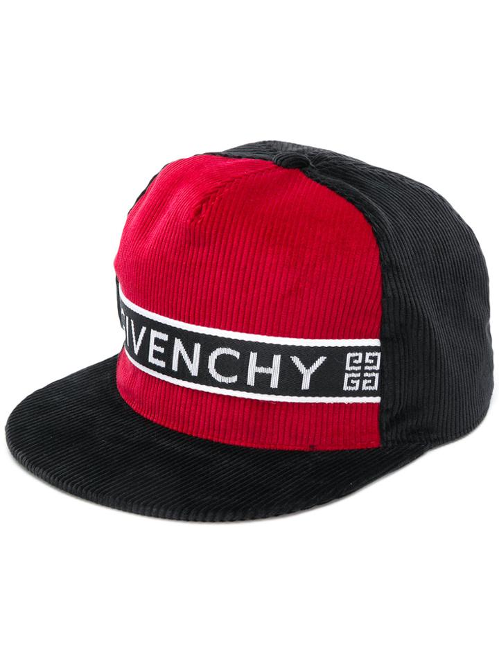 Givenchy Logo Colour-block Baseball Cap - Black