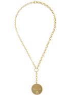Foundrae 18kt Yellow Gold Dream Diamond Medallion Necklace