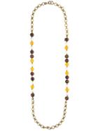 Chanel Vintage Faux Peal And Gripoix Necklace, Women's, Metallic