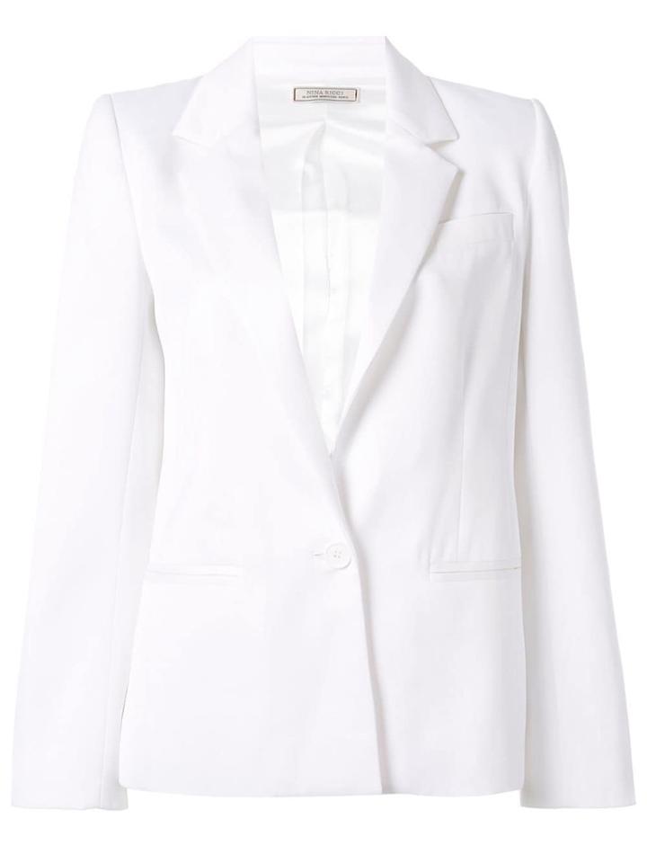 Nina Ricci Plain Blazer - White