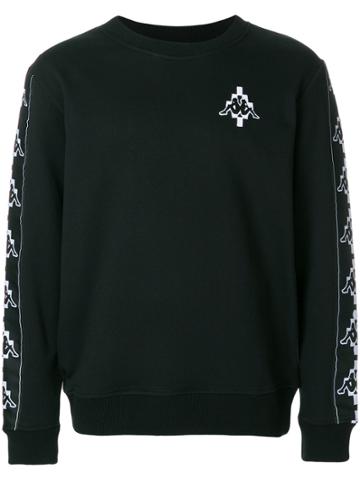 Marcelo Burlon County Of Milan Kappa Tapes Sweatshirt - Black