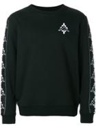 Marcelo Burlon County Of Milan Kappa Tapes Sweatshirt - Black