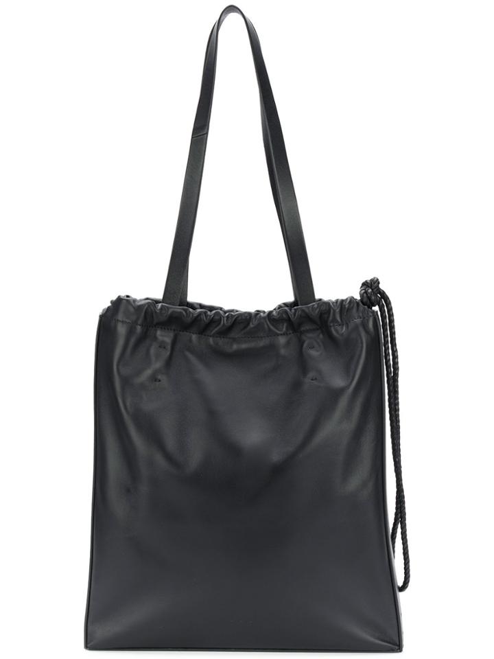 Aesther Ekme Drawstring Envelope Tote Bag - Black