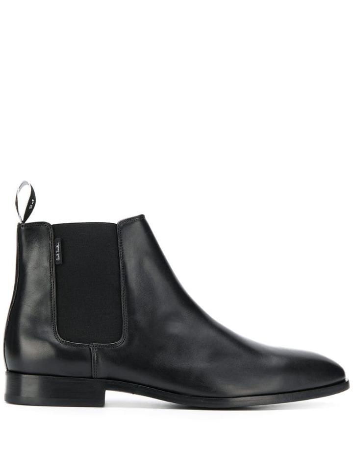 Ps Paul Smith Logo Chelsea Boots - Black