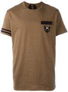 No21 Chest Patch T-shirt, Men's, Size: Large, Green, Cotton