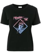 Saint Laurent Paradise Trip Slogan T-shirt - Black