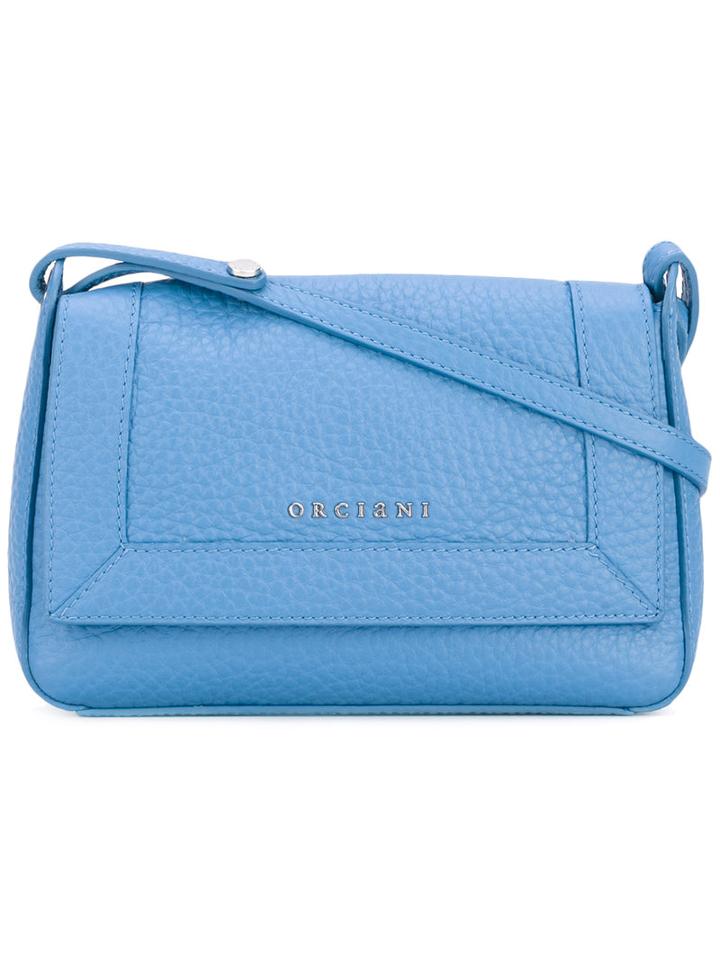 Orciani - Classic Shoulder Bag - Women - Leather - One Size, Blue, Leather