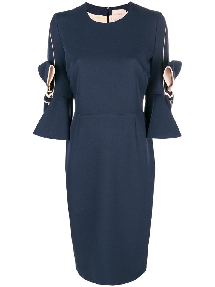 Roksanda Bow-tied Midi Dress - Blue
