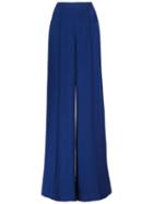 Adam Lippes High Waist Palazzo Trousers, Women's, Size: 2, Blue, Viscose