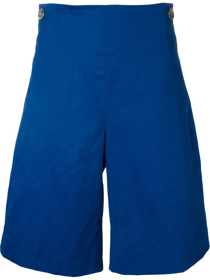 Sofie D Hoore Bermuda Shorts, Women's, Size: 36, Blue, Cotton