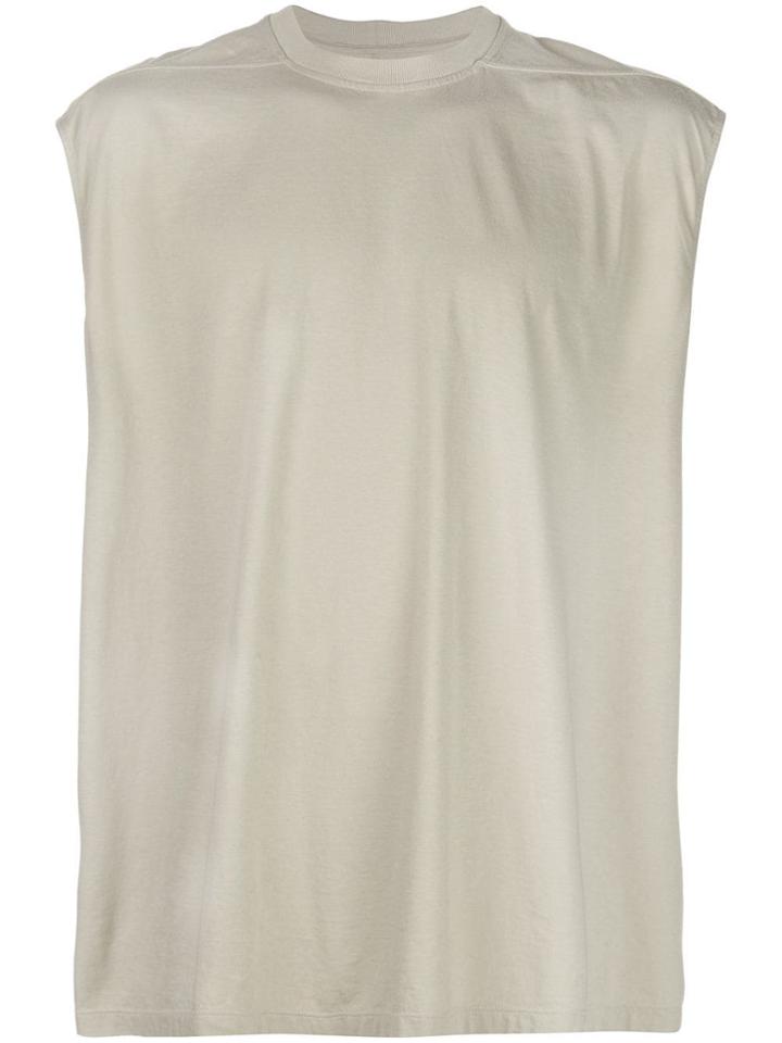 Rick Owens Woven Tarp T-shirt - Neutrals