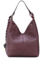 Anya Hindmarch Circles Strap Grained Tote - Pink & Purple