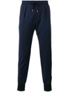 Paul Smith London Gathered Ankle Trousers, Men's, Size: 32, Blue, Wool