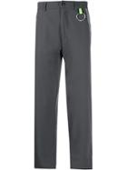 Numero00 Colour Block Tapered Trousers - Grey