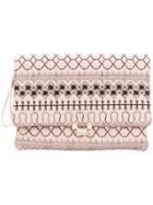 Red Valentino Flap Clutch - Pink & Purple
