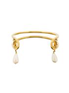 Chanel Pre-owned Drop Torque Necklace - Metallic