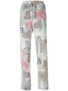 Red Valentino Cropped Printed Trousers - Nude & Neutrals