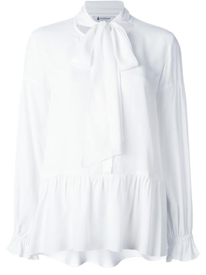 Dondup 'sebastienne' Blouse, Women's, Size: 42, White, Viscose/silk