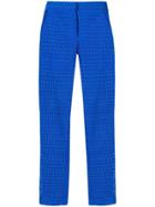 Pinko Fishnet Style Trousers - Blue