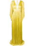 Maria Lucia Hohan Zakiya Plissé Gown - Yellow