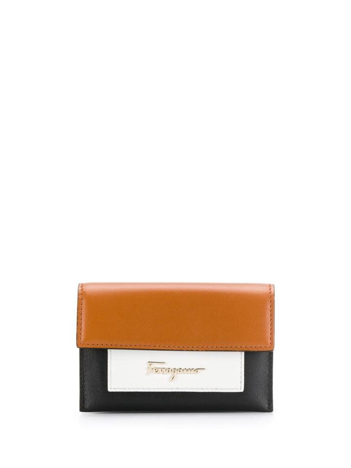 Salvatore Ferragamo Business Card Case - Brown
