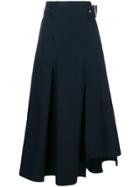 3.1 Phillip Lim Flared Midi Skirt - Black