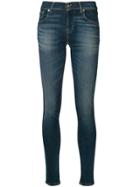 Polo Ralph Lauren High-waisted Faded Skinny Jeans - Blue