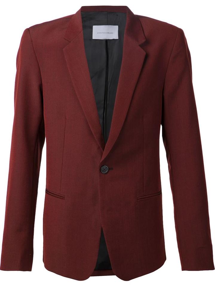 Strateas Carlucci Single Button Blazer