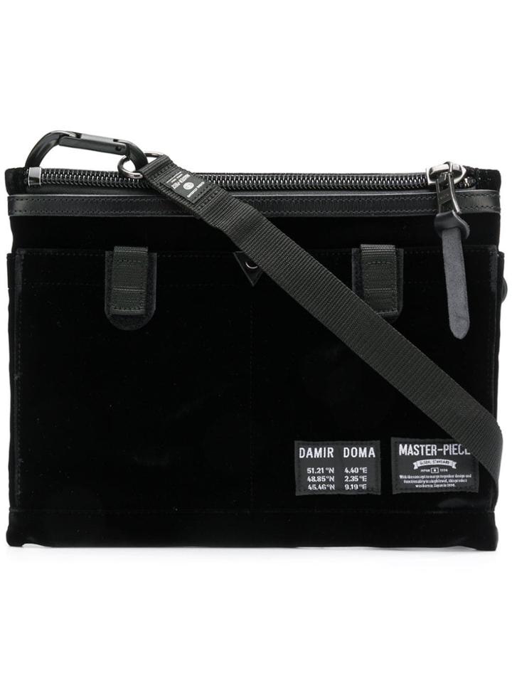 Damir Doma Anton Velvet Shoulder Bag - Black