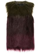 Unreal Fur Faux Fur Liquid Fudge Vest - Purple