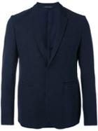 Multi-pockets Blazer - Men - Cotton/polyamide/polyester/viscose - 50, Blue, Cotton/polyamide/polyester/viscose, Emporio Armani