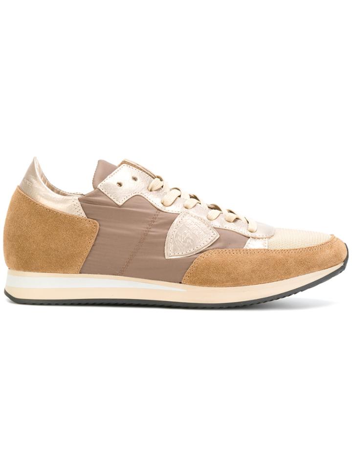 Philippe Model Lace Up Trainers - Brown