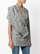 Seen? - Star Blazer - Women - Cotton/polyester/viscose - M, White, Cotton/polyester/viscose
