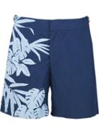 Orlebar Brown Tropical Print Swim Shorts, Men's, Size: 30, Blue, Polyester