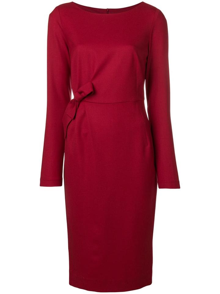 P.a.r.o.s.h. Side Bow Dress - Red