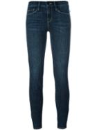 Frame Denim Skinny Jeans, Women's, Size: 25, Blue, Cotton/elastodiene/polyester