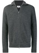 Maison Margiela Zipped Knit Sweater - Grey